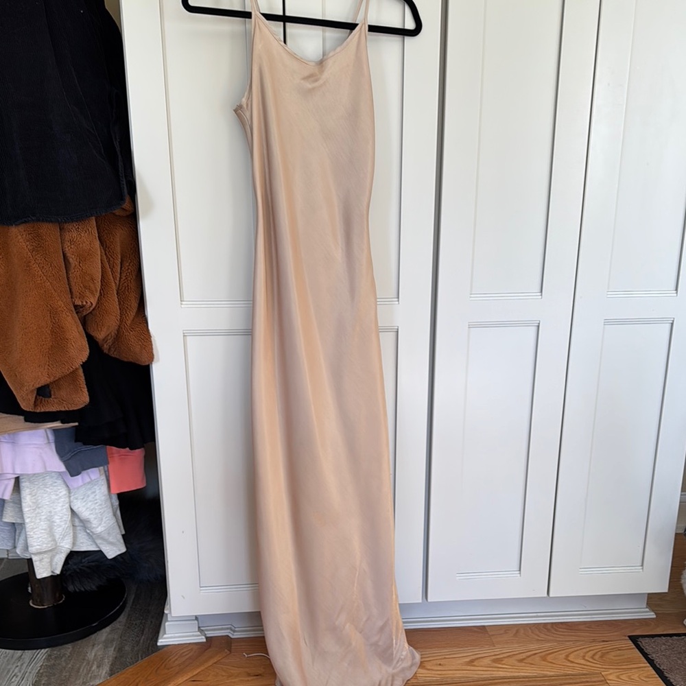 Elegant Cream Maxi Dress
